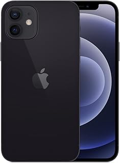 Apple iPhone 12 Black 64GB (Renewed)